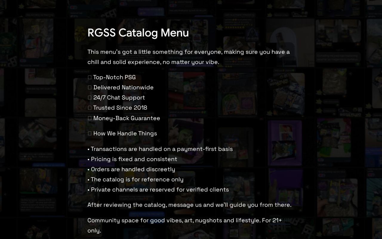 RGSS Catalog Menu